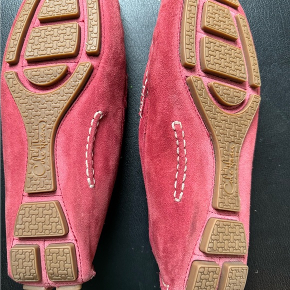 Cole Haan red suede moccasin driving shoes size 7 - Picture 2 of 6